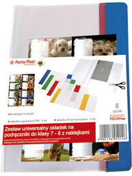 ZESTAW OKŁADEK NA PODRĘCZNIKI DLA KLAS 7-8 +