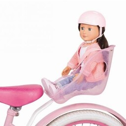 OurGeneration, akcesoria dla lalki Fotelik rowerowy z kaskiem
