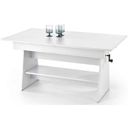 Edinos Nowoczesny rozkładany ławostół biały A1-C47