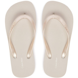 Japonki Calvin Klein Arwa HW0HW02956 Srebrny