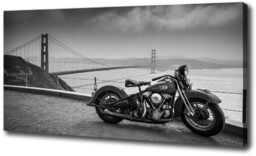 Foto obraz canvas Motocykl
