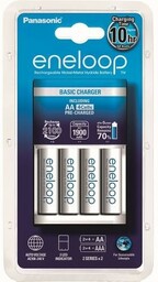 Ładowarka akumulatorków Ni-MH Panasonic Eneloop BQ-CC51 + 4