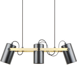 Lampa zwisowa potrójna Resi A8162-3A Zumaline tuby regulowane
