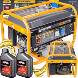 Agregat Prądotwórczy Generator Prądu 7km 3800W Avr 2x