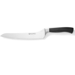 Nóż do pieczywa wygięty kuty ze stali Profi