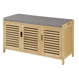 Szafka Na Buty Półka Regał Ławka Bambusowa