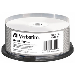 Płyta Blu-Ray (BD-R) Verbatim 50GB 25szt (cake 25)