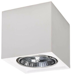 Sollux Minimalistyczny downlight ceramiczny SL.0850 kostka biała