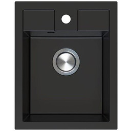 BERG Zlewozmywak jednokomorowy Solo ZHB 19103 Czarny bazalt