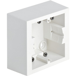 Puszka natynkowa, głębokość 43,5mm, 1-2M, biały