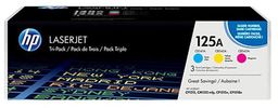 Tonery oryginalne HP 125A [CF373AM] [CMY] [Trzypak]
