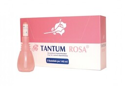 Tantum Rosa 1 mg/ml, Roztwór dopochwowy, 140 ml,