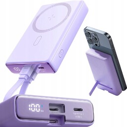 Powerbank Joyroom 10000mAh 20W magnetyczny ładowanie Qi/MagSafe, ekran
