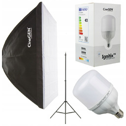 Lampa fotograficzna Led softbox 40x60 cm statyw