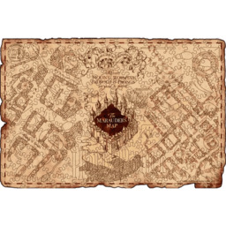 Puzzle Harry Potter - Marauder s Map (drewniane)