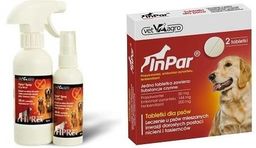VET-AGRO Fiprex spray 250ml + InPar- tabletki odrobaczające