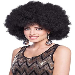 Folat - Czarna peruka Afro XL