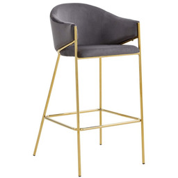 Hoker Glamour szary BC-02 welur OUTLET