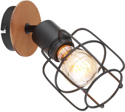 Globo Ścienna lampa druciana Willa 54037-1 do salonu