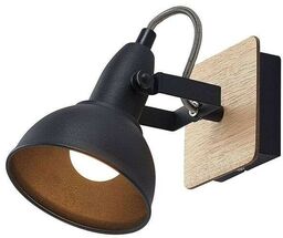 Lindby - Aylis Lampa Ścienna Black/Wood