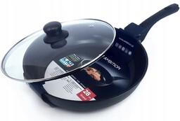 Patelnia Z Pokrywką Ambition Grand 28CM Gruba Powłoka