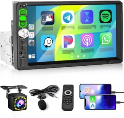 Radio samochodowe 1Din CarPlay Android z 7-calowym ekranem