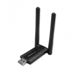 Karta sieciowa Qoltec Bezprzewodowy Adapter USB DUAL WiFi
