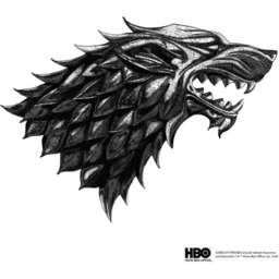 Puzzle Game of Thrones - Metallic Sigil Stark