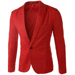 Marynarka chłopięca czerwona cienka jeden guzik rozmiar 152