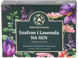 Herbal Monasterium Szafran i Lawenda na Sen -