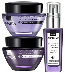 Avon Anew Platinum Zestaw Liftingujący twarzy [Serum +