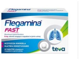 FLEGAMINA Fast 8 mg tabletki ulegające rozpadowi