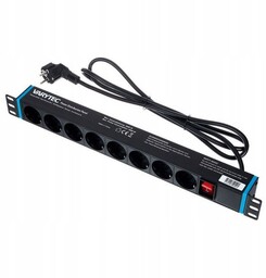 Listwa Zasilająca Varytec do Rack 1U 8 gniazd