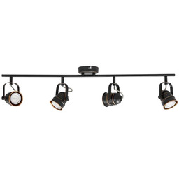 Lindby - Leonor Lampa Sufitowa Black/Gold
