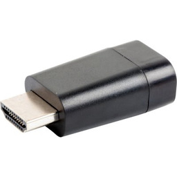 Lanberg adapter HDMI - VGA M/F czarny