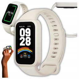 Xiaomi Smart Band 9 Active Biały-Beżowy – SpO2,