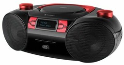 GOGEN Radioodtwarzacz CDM 390 Bluetooth Czarno-czerwony