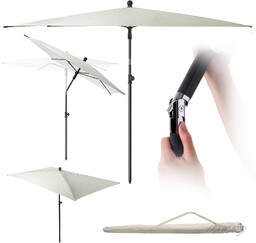 Parasol balkonowy Talaia beżowy 210x140cm