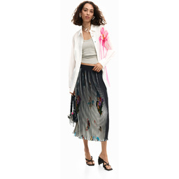 Spódnica midi o fakturze arty