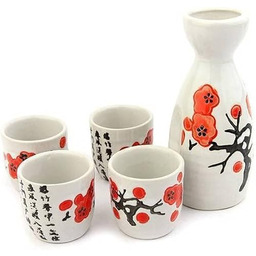 lachineuse - Zestaw do serwowania kwiatów wiśni -