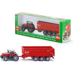 siku 1844, Massey Ferguson traktor z przyczepą, 1:87,