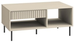 Stolik kawowy frezowany SOPHIE 10 cashmere