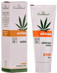 Konopny Krem Przeciwtrądzikowy Cannaderm Aknea, 75g