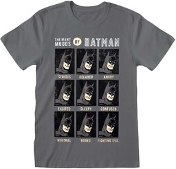 DC Batman - Koszulka Emotions Of Batman (grafitowy)