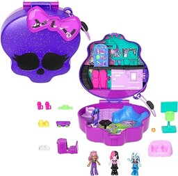 Polly Pocket Monster High Zestaw kompaktowy z 3