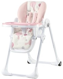 KINDERKRAFT Krzesełko do karmienia Yummy Różowy