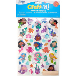 Baker Ross FC841 Syrenka - pakiet 120 naklejek,