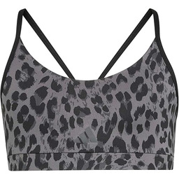 adidas Dziewczynki Animal Print Sport Bra, grey four/grey