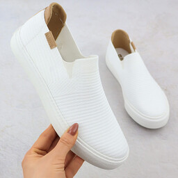 Tenisówki tekstylne slip on białe Big Star RR274717