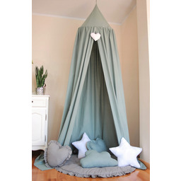 Baldachim wiszący tipi namiot Szałwia home&baby zielony
